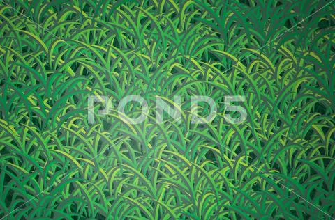 Green Grass Background,vector Stock Illustration