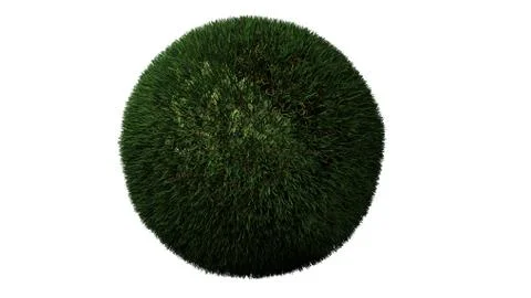 Green Grass Ball Stock Illustration