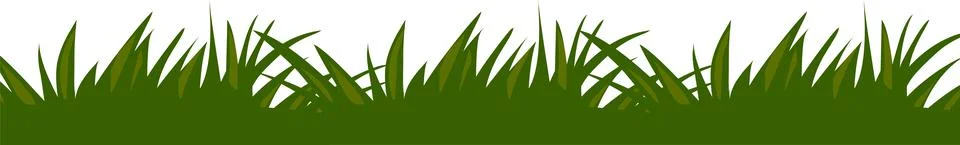 Green Grass Banner Vector Stock Illustration