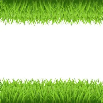 Green grass frame Stock Illustration