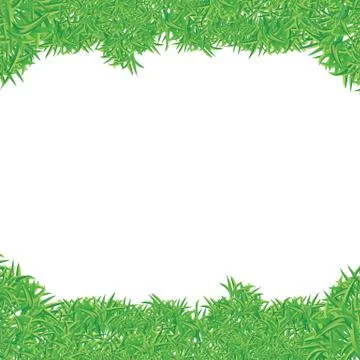 Green grass frame Stock Illustration