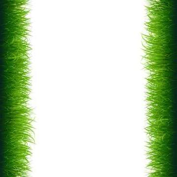 Green Grass Frame Stock Illustration
