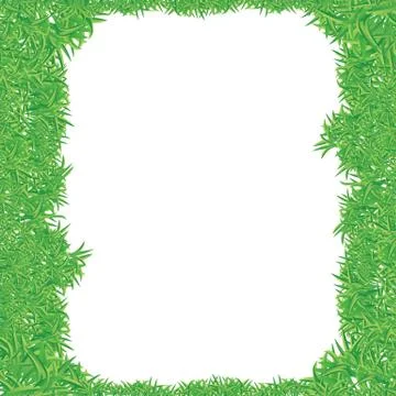 Green grass frame2 Stock Illustration