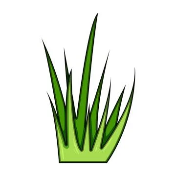 Green grass growing design element illustration Stock Illustration
