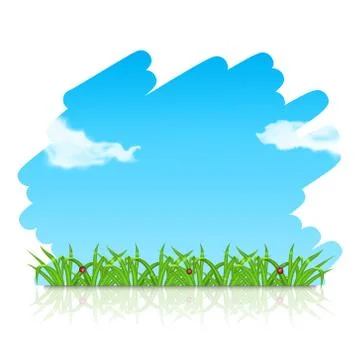 Green grass Stock Illustration