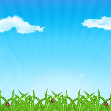 Green grass Stock Illustration