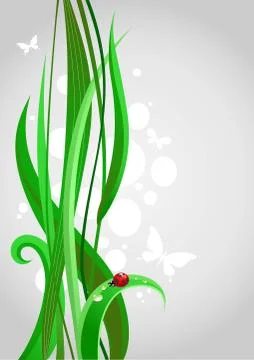 Green grass Illustrazione stock