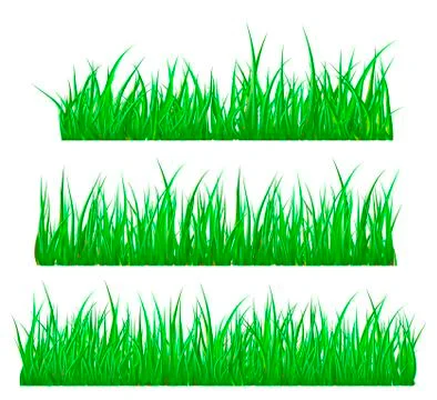 Green grass isolated vector symbol icon design. 스톡 일러스트