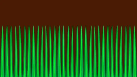 Green grass seamless border, isolated over white, illustration Stock Illustration