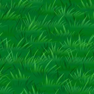 Green Grass, Seamless Stock Illustration