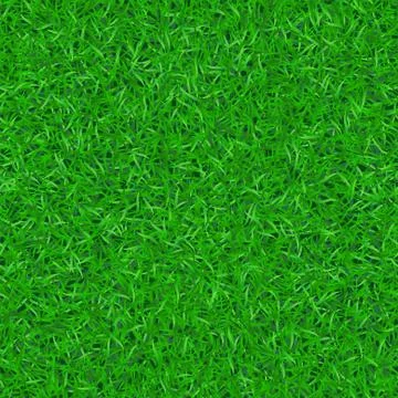 Green grass seamless pattern. Background lawn nature. Abstract endless golf f Stock Illustration