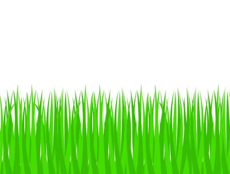 Green grass (seamless pattern) Stock Illustration
