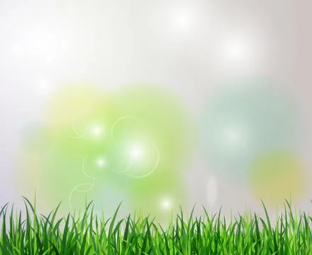 Green grass spring background 스톡 일러스트