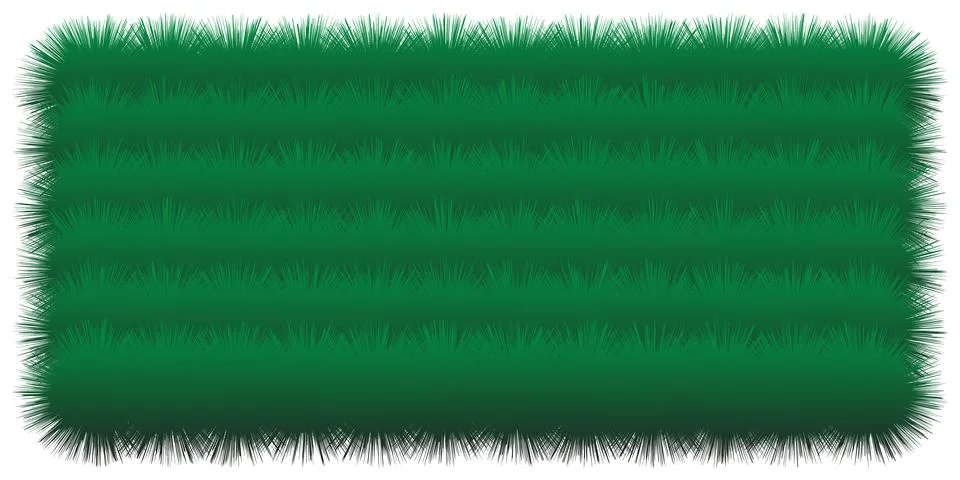 Green grass texture background isolated on white background Stock Illustration