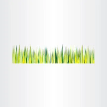 Green grass vector background design element Stock Illustration