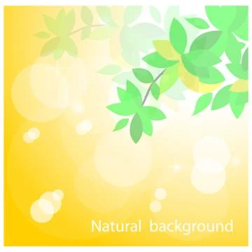 Green grasses with bokeh background Stock Illustration