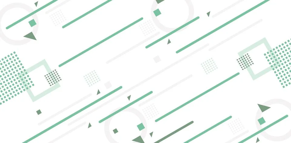 Green grey geometric shape background Stock Illustration