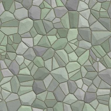 Green Grey Stone Wall Illustrazione stock