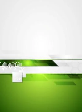 Green grey tech contrast vector background Stock Illustration