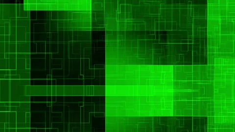 Green Grid Background Stock Footage 318865199