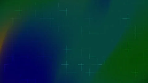 Green grid background with teal crosses. Perfect for digital designs Stock Footage 295394209
