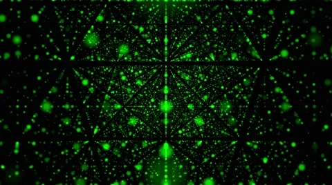 Green Grid On Black Background Stock Footage 63028351