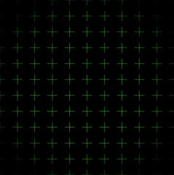 Green grid, crosses background (repeatable) Stock Illustration