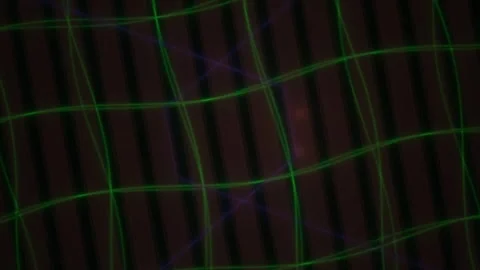 Green Grid Lines Moving on Dark Background for Abstract Technology Concepts Stock Footage 343718742