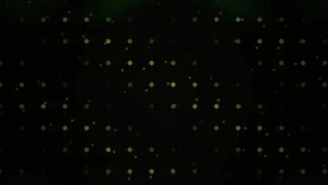 Green Grid Network with Pulsing Glowing Dots for Digital Technology Backgroun Stock Footage 343718726