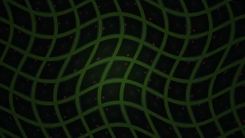 Green grid pattern on black background. Stock Footage 335366216