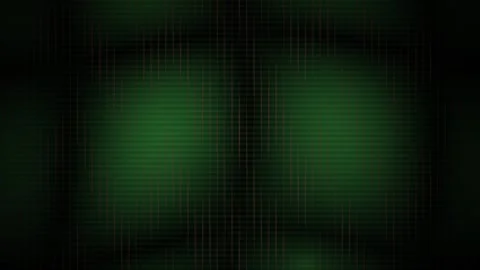 Green grid pattern with glowing squares on dark background. Stock Footage 335961391