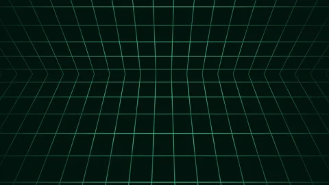 Green grid pattern moves across black background Stock Footage 329009164