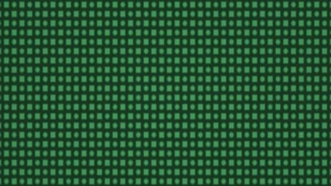 Green grid pattern with small squares and circles on the Stock Footage 338317543