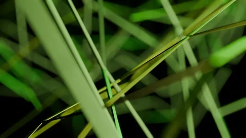 Green grid plexus connected wires Stock Footage 341325494