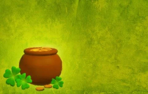 Green grunge background Stock Illustration
