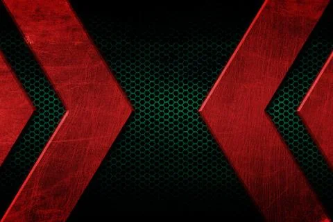Green grunge metal background. pattern on metal plate Stock Illustration