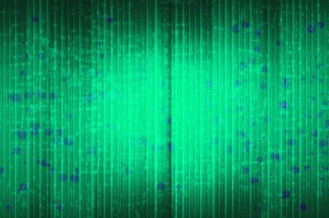 Green Grunge Vertical Striped Background With Blue Paint Spots And Vintage .. Stock Illustration