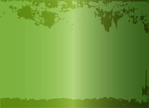 Green Grunge Wall Background Stock Illustration