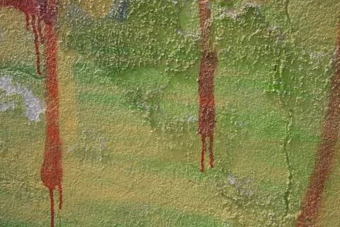Green grunge wall Stock Photos