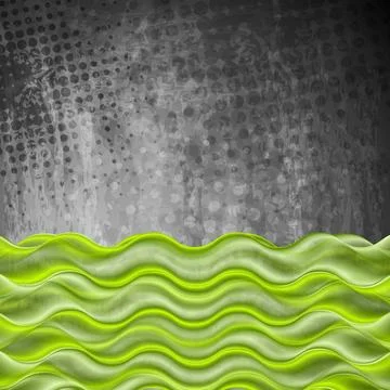 Green grunge wavy vector background Green grunge wavy abstract background.... Foto stock