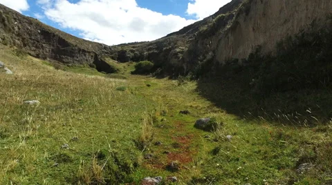 In a Green Gully Stock Footage 66385938