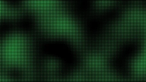 Green Halftone. cyber texture of black dots. background motion animation Stock Footage 278386232
