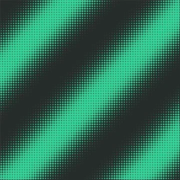 Green halftone dot pattern background digital illustration design element Stock Illustration