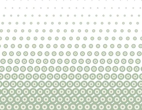 Green halftone seamless pattern. Vector Illustrazione stock