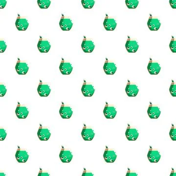 Green halloween cocktail seamless pattern with eyeballs 스톡 일러스트