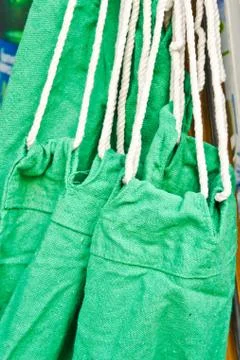 Green hammock Stock Photos