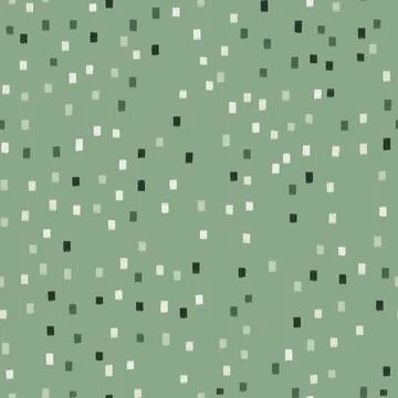 Green hand drawn seamless texture design for backgrounds, fabrics and wrapping 库存插图