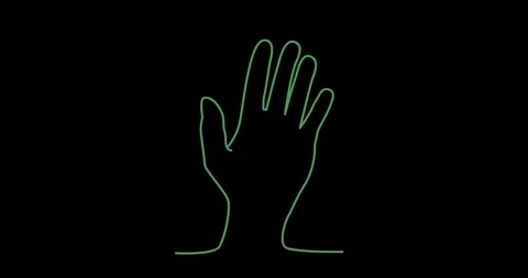 Green Hand Stock Footage 113100510