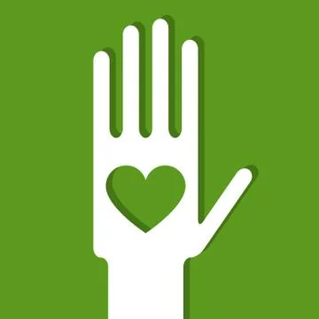 Green hand Stock Illustration