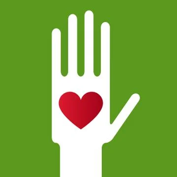 Green hand Stock Illustration